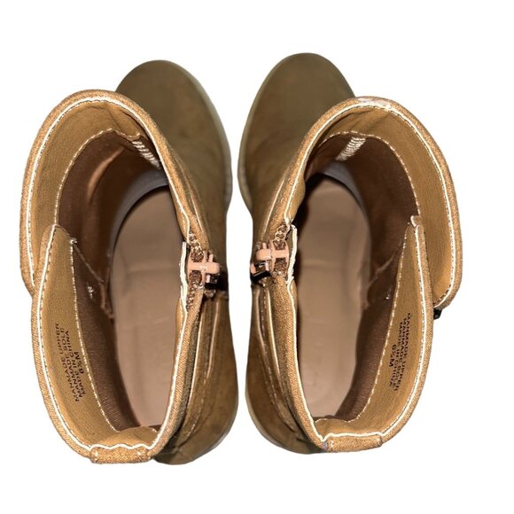 Loft Women's Brown Side Zippper Wedge Ankle Booties Sz 6.5M - NWOB - Picture 8 of 11